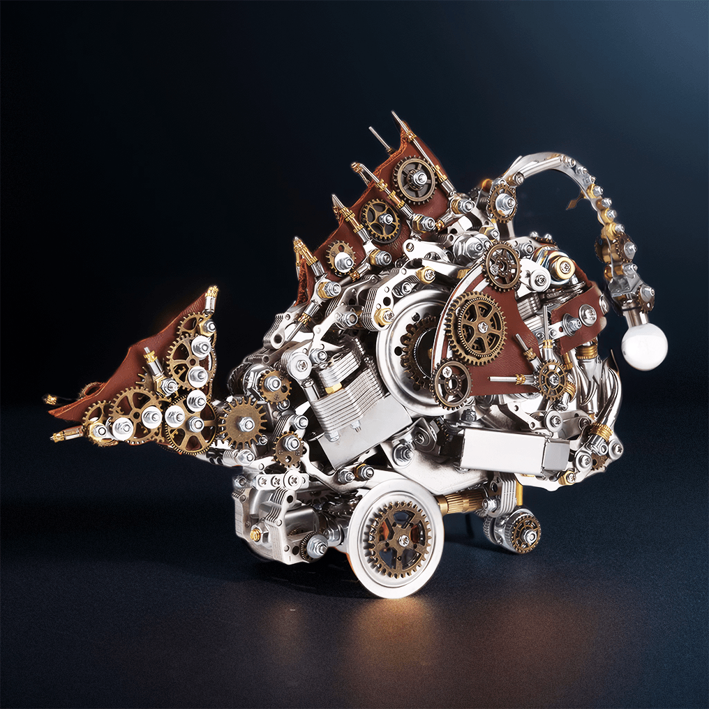 Desktrim™ | DIY 3D Mechanical Anglefish Metal Model Puzzles Building Block Set 1064PCS+