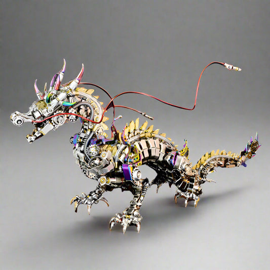 Desktrim™ | Imperial Dragon Master - 3D Metal Mechanical Dragon DIY Assembly Model Kit