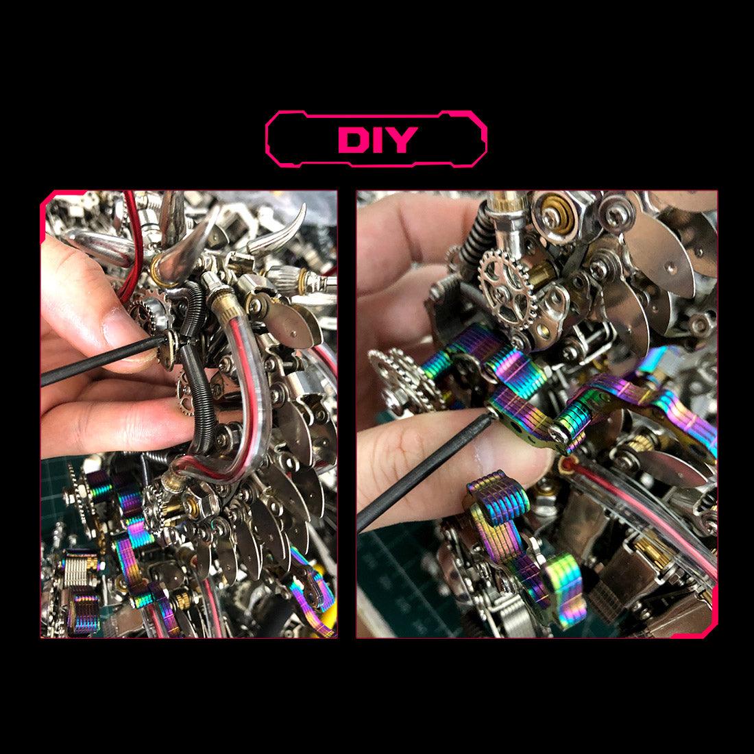 Desktrim™ | Imperial Dragon Master - 3D Metal Mechanical Dragon DIY Assembly Model Kit