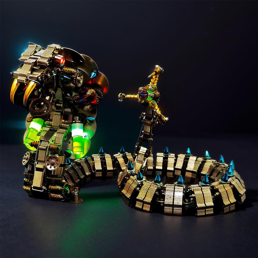 Desktrim™ | Lifelike Mechanical Cobra 3D Metal DIY Model Kit