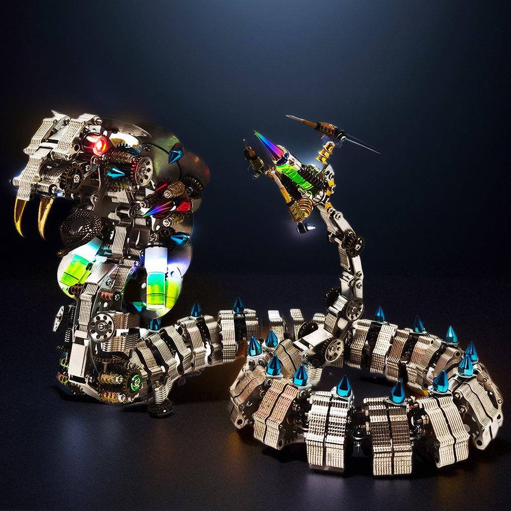 Desktrim™ | Lifelike Mechanical Cobra 3D Metal DIY Model Kit