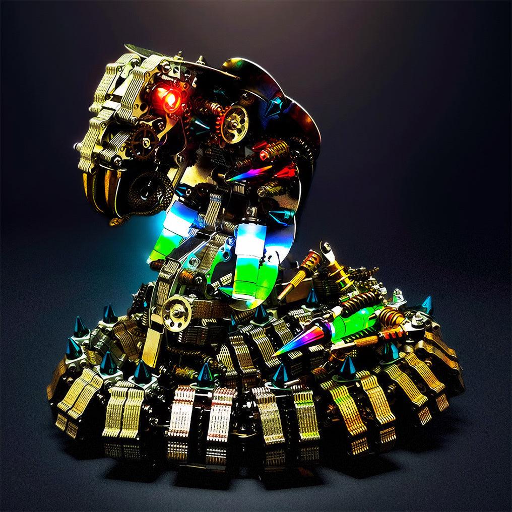 Desktrim™ | Lifelike Mechanical Cobra 3D Metal DIY Model Kit