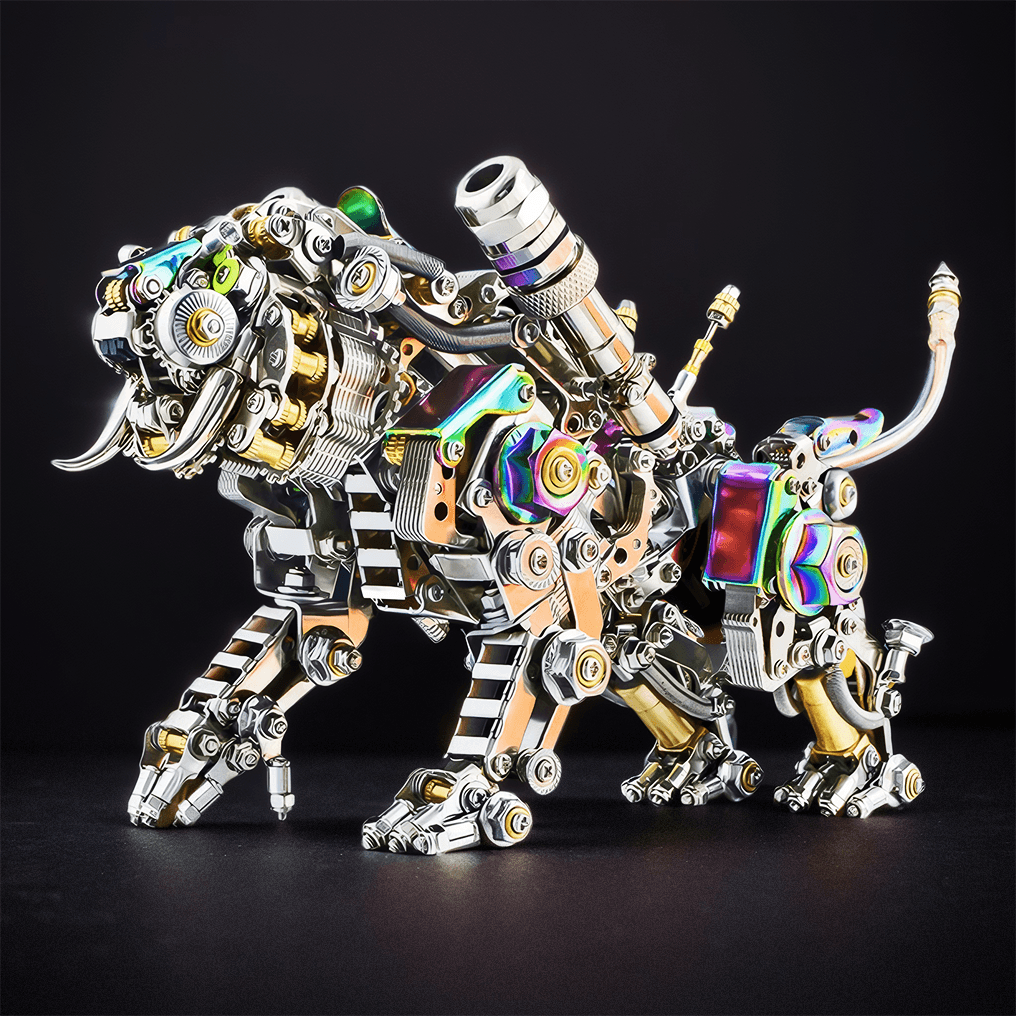 Desktrim™ | DIY 3D Metal Model Bengal Tiger Kit Puzzles Building Block Set Toys