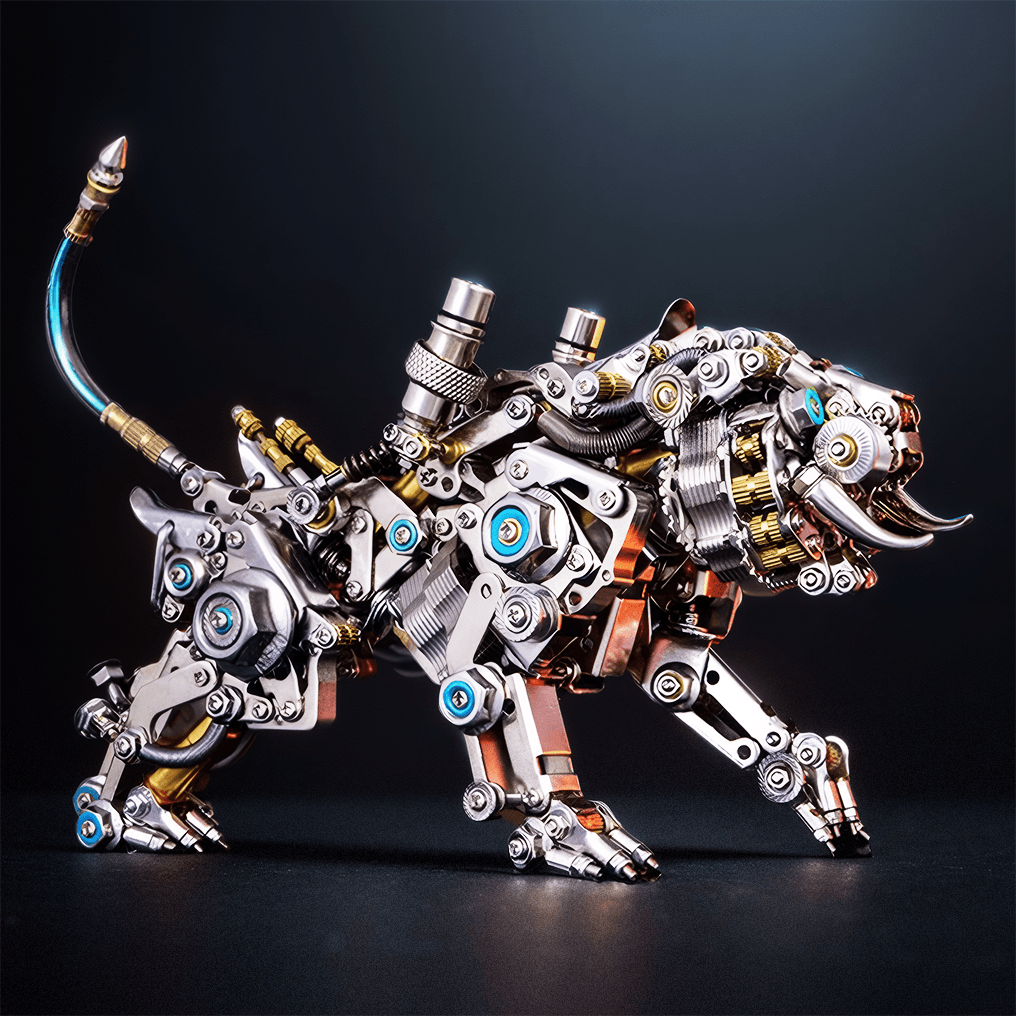 Desktrim™ | DIY 3D Metal Model Bengal Tiger Kit Puzzles Building Block Set Toys