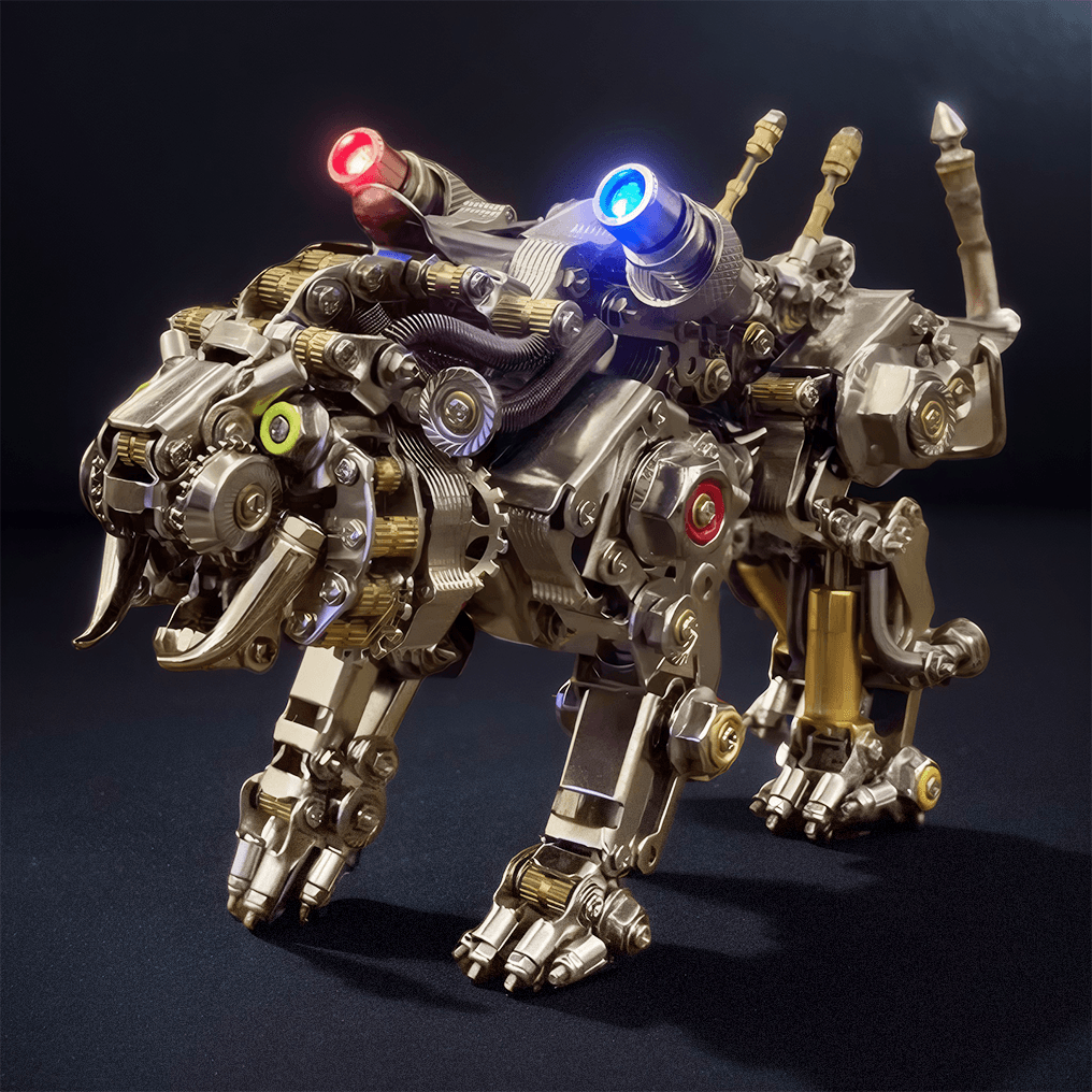 Desktrim™ | DIY 3D Metal Model Bengal Tiger Kit Puzzles Building Block Set Toys