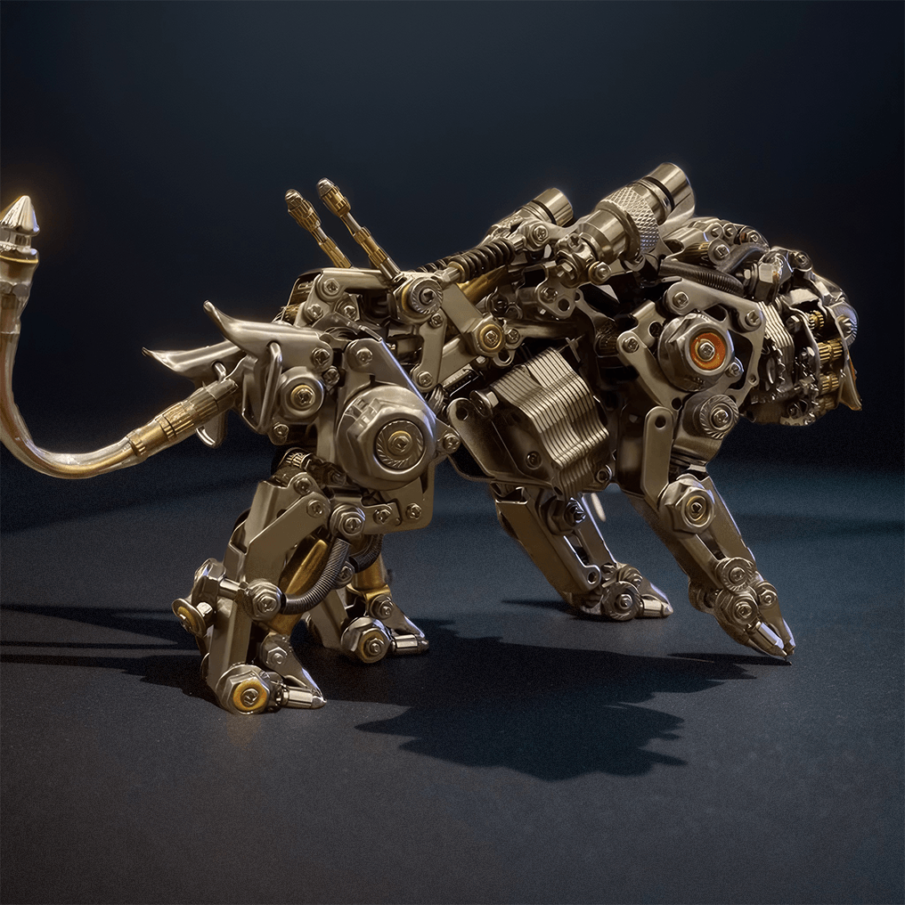 Desktrim™ | DIY 3D Metal Model Bengal Tiger Kit Puzzles Building Block Set Toys