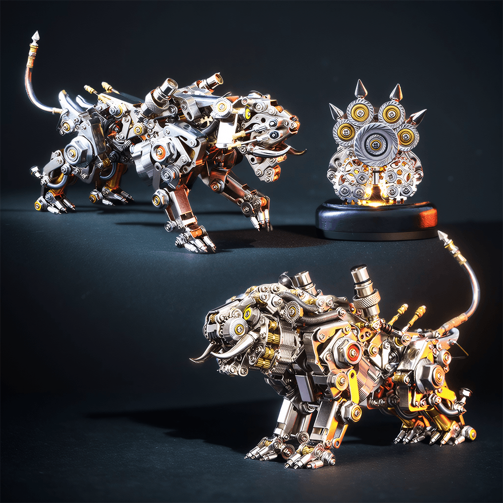 Desktrim™ | DIY 3D Metal Model Bengal Tiger Kit Puzzles Building Block Set Toys