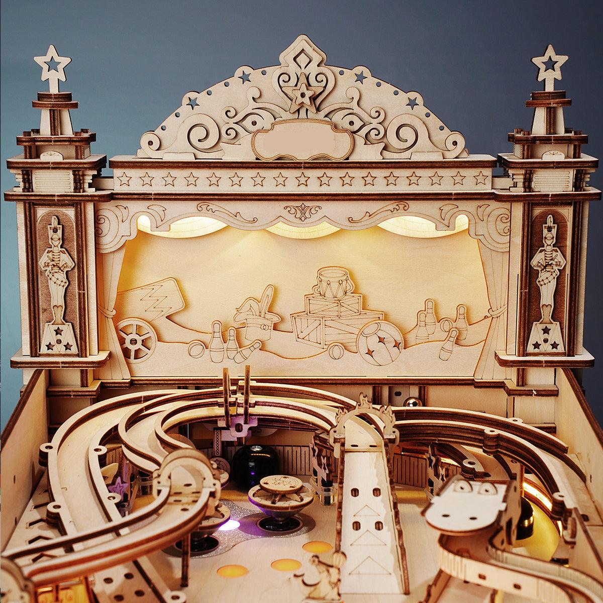 Desktrim™ | 3D Pinball Machine 3D Wooden Puzzle