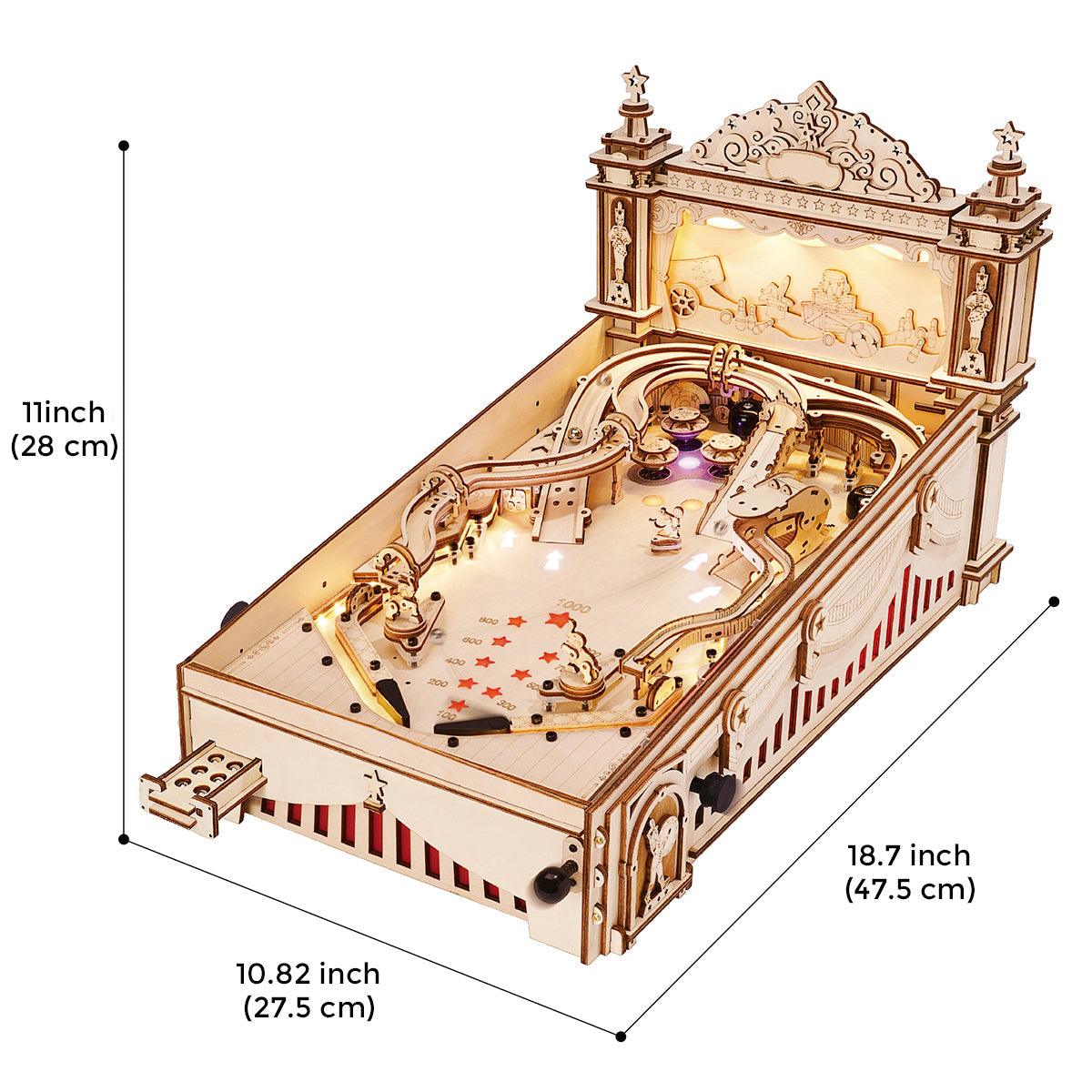 Desktrim™ | 3D Pinball Machine 3D Wooden Puzzle