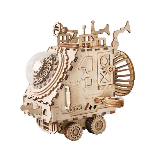 Desktrim™ | Cosmic Voyager - Steampunk Spaceship Music Box Kit