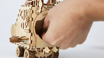 Desktrim™ | Cosmic Voyager - Steampunk Spaceship Music Box Kit