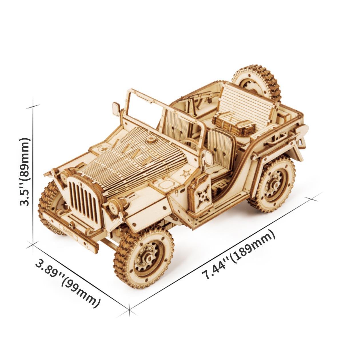 Desktrim™ | Heritage Roadster - Premium Wooden Car Model Kit