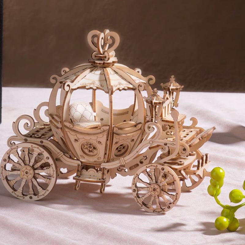 Desktrim™ | Pumpkin Carriage 3D Wooden Puzzle