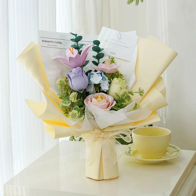 Desktrim™ | Romantic Floral Bouquet DIY 3D Puzzle
