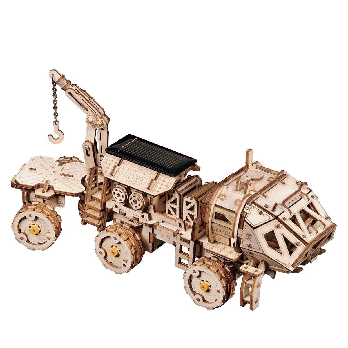 Desktrim™ | Solar Explorer Rover - Educational STEM Wooden Model Kit