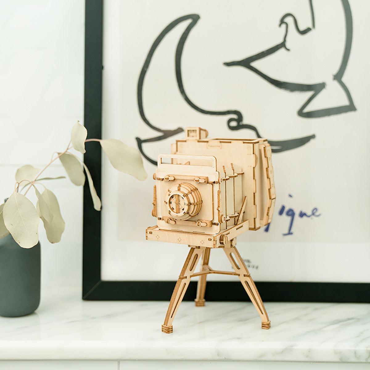 Desktrim™ | Vintage Camera 3D Wooden Puzzle
