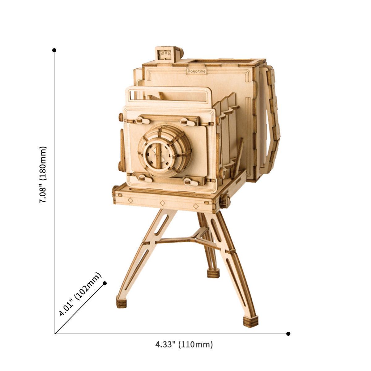 Desktrim™ | Vintage Camera 3D Wooden Puzzle