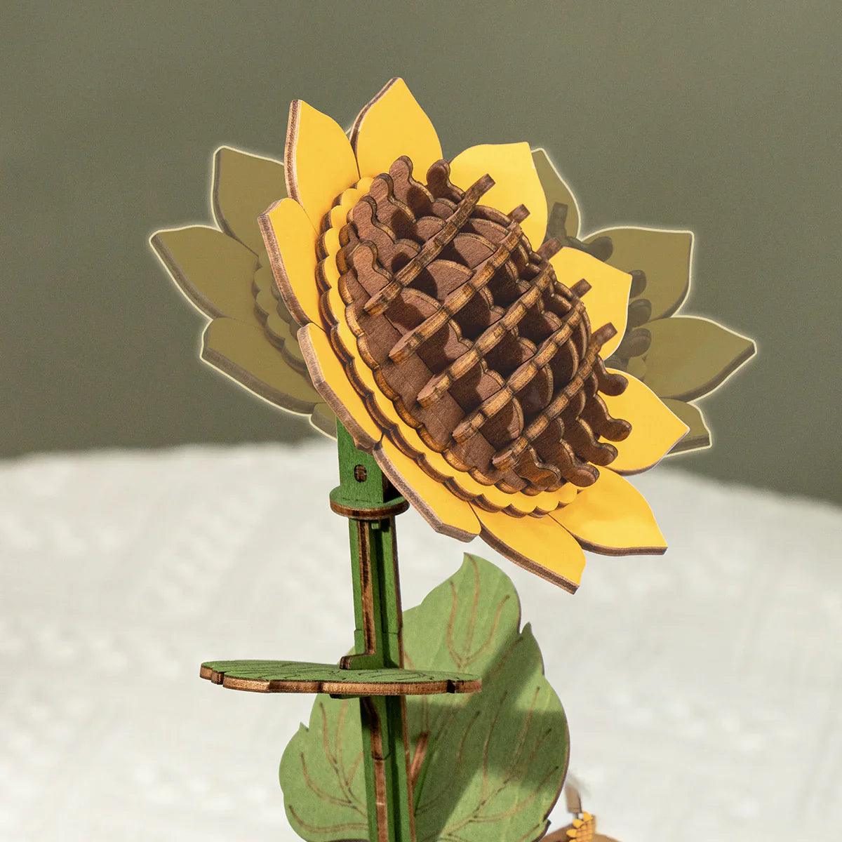 Desktrim™ | Eternal Bloom 3D Wooden Puzzle Bouquet