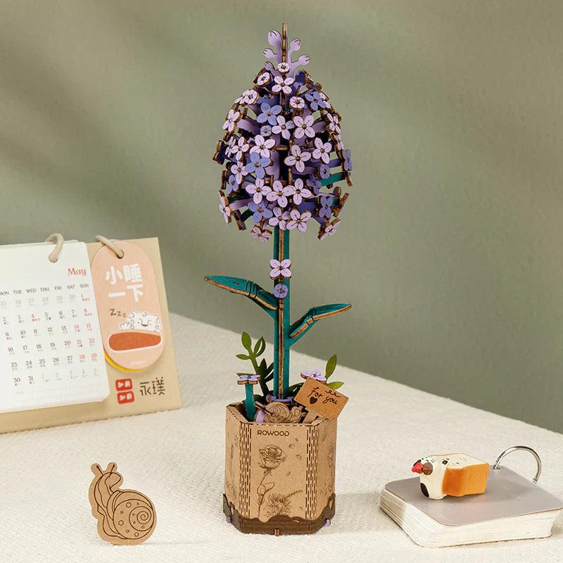 Desktrim™ | Eternal Bloom 3D Wooden Puzzle Bouquet