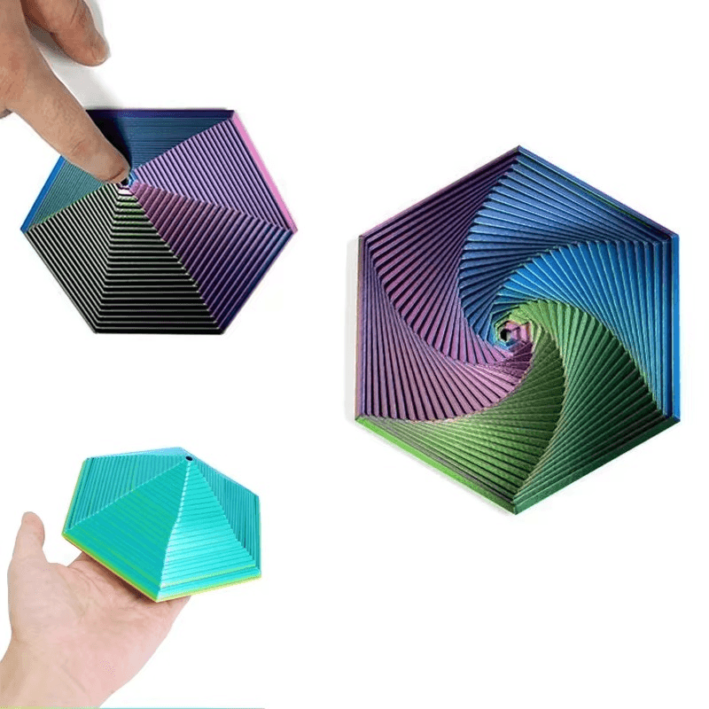 Desktrim™ | Hypnotic Fractal Fidget Hexagon