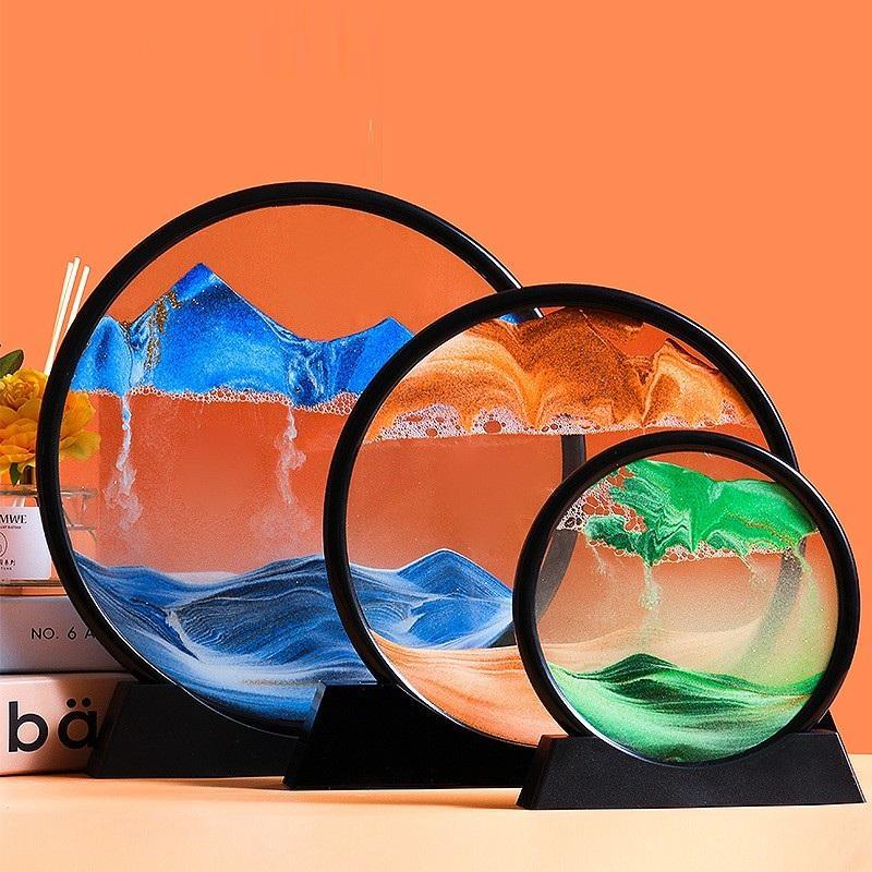 Desktrim™ | Tranquility Flow - 3D Rotating Sand Art