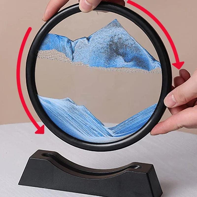 Desktrim™ | Tranquility Flow - 3D Rotating Sand Art