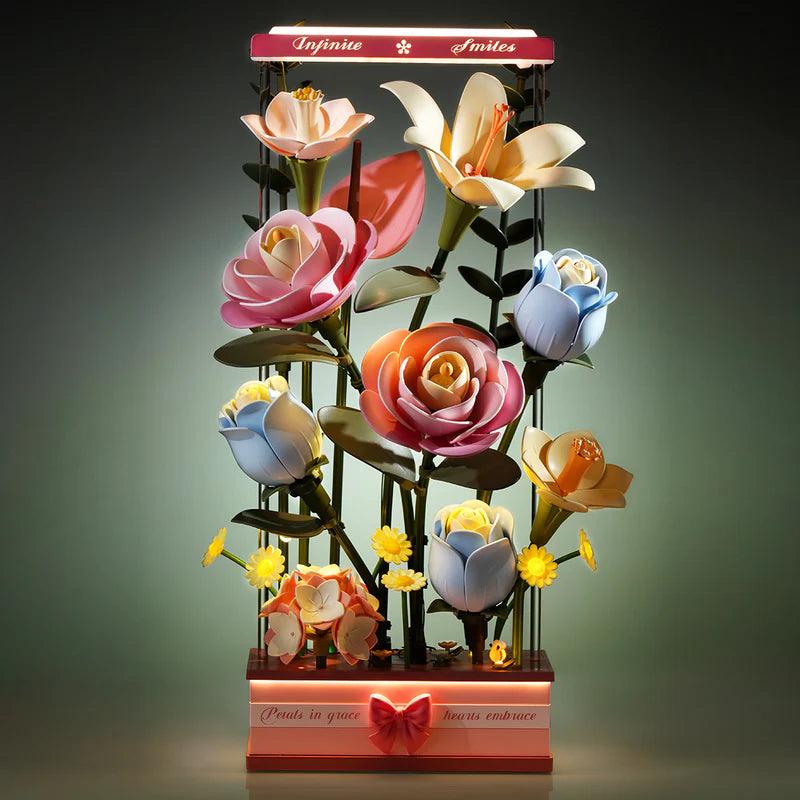 Desktrim™ | Botanical Motion Theater - A Living Bouquet Puzzle