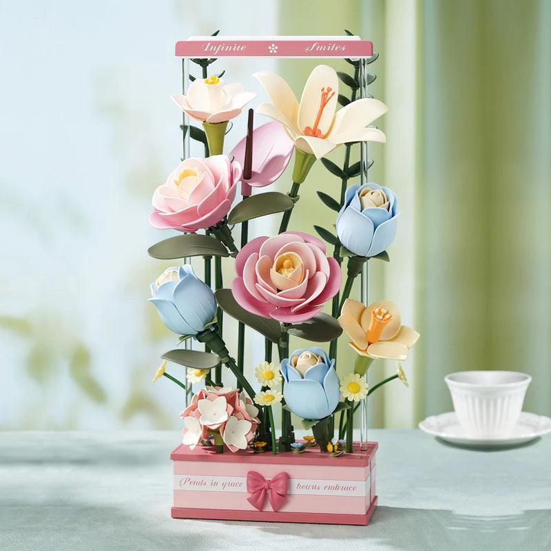 Desktrim™ | Botanical Motion Theater - A Living Bouquet Puzzle