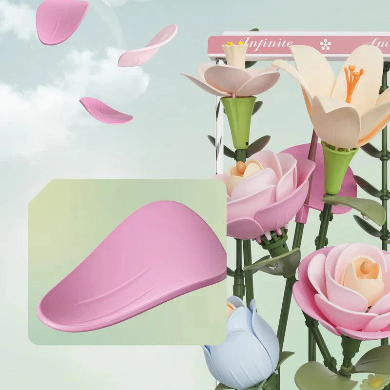 Desktrim™ | Botanical Motion Theater - A Living Bouquet Puzzle