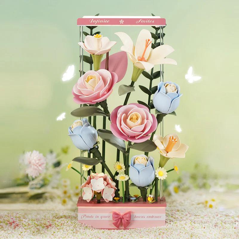 Desktrim™ | Botanical Motion Theater - A Living Bouquet Puzzle