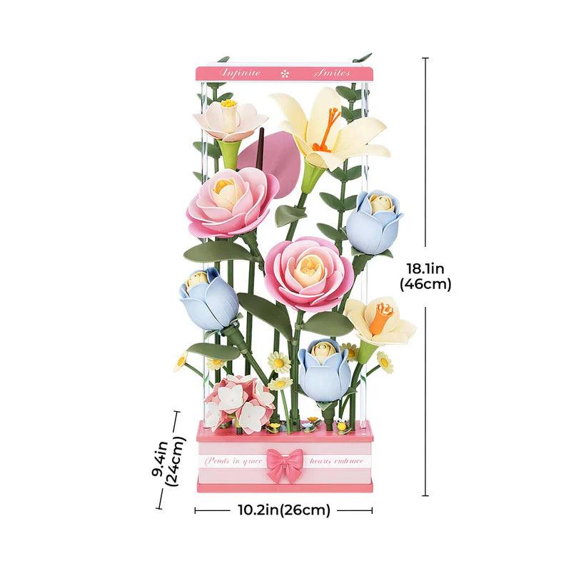 Desktrim™ | Botanical Motion Theater - A Living Bouquet Puzzle