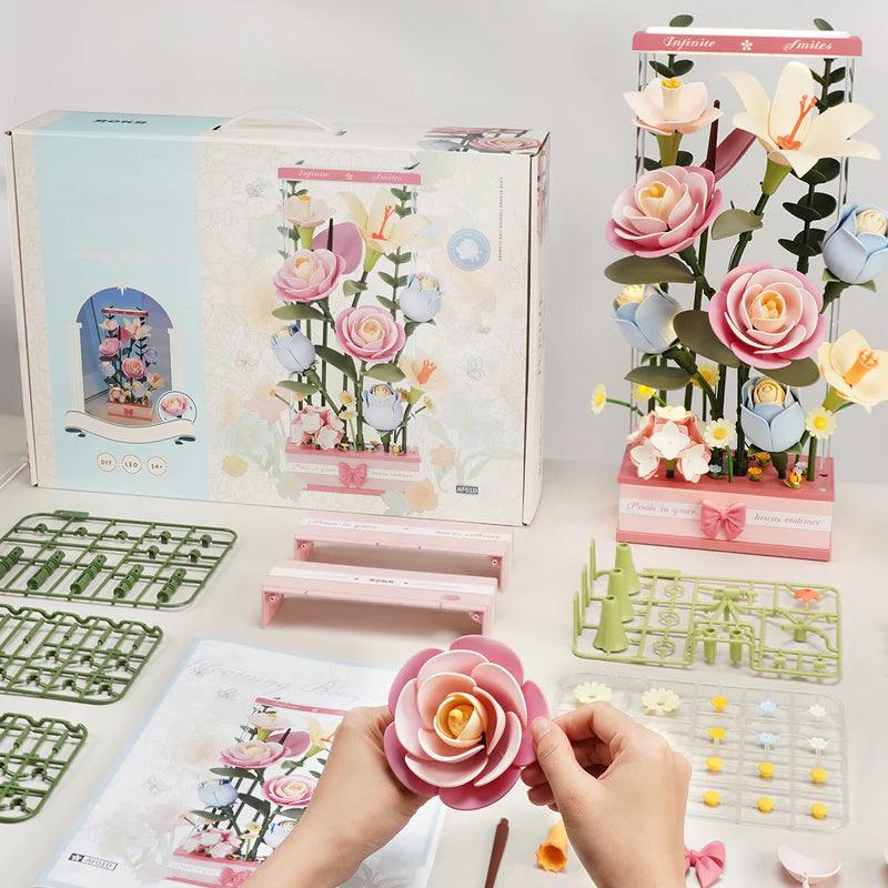 Desktrim™ | Botanical Motion Theater - A Living Bouquet Puzzle