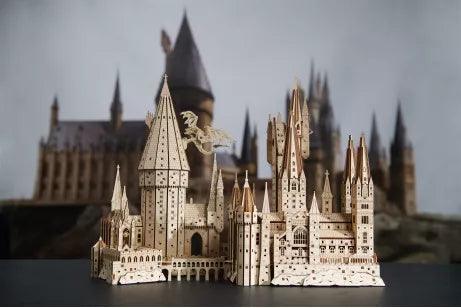 Desktrim™ | Hogwarts Magical Castle 3D Wooden Puzzle Kit