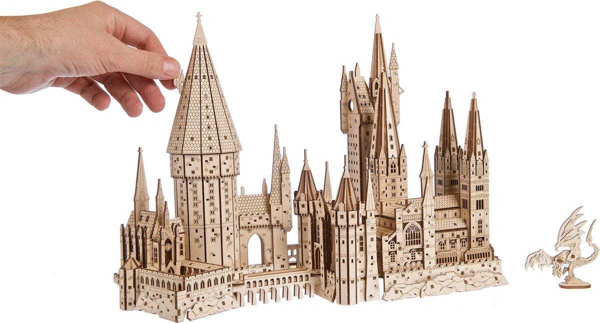 Desktrim™ | Hogwarts Magical Castle 3D Wooden Puzzle Kit