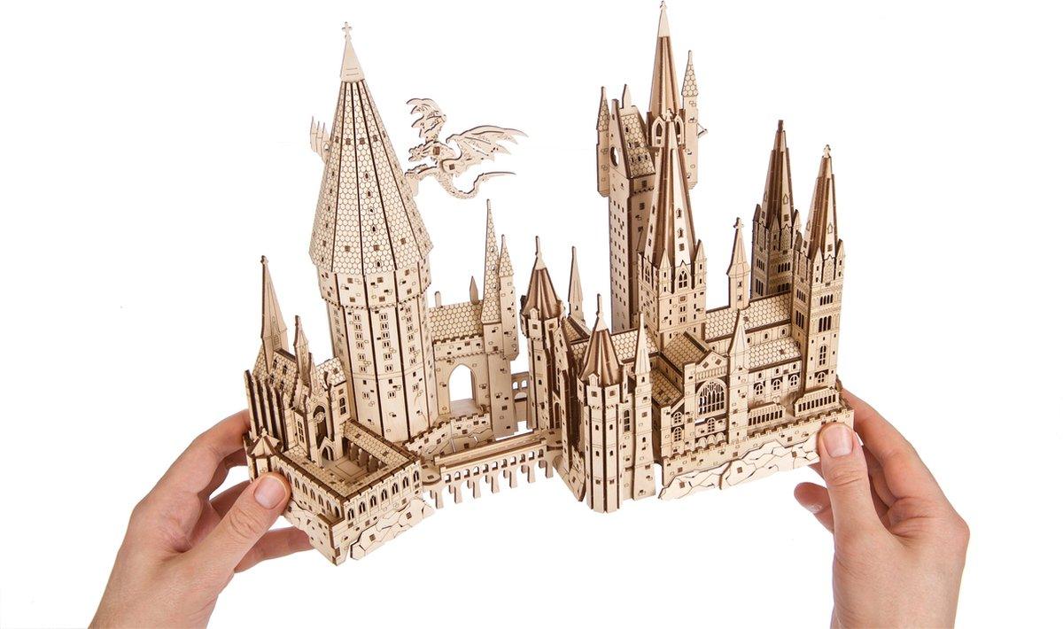 Desktrim™ | Hogwarts Magical Castle 3D Wooden Puzzle Kit