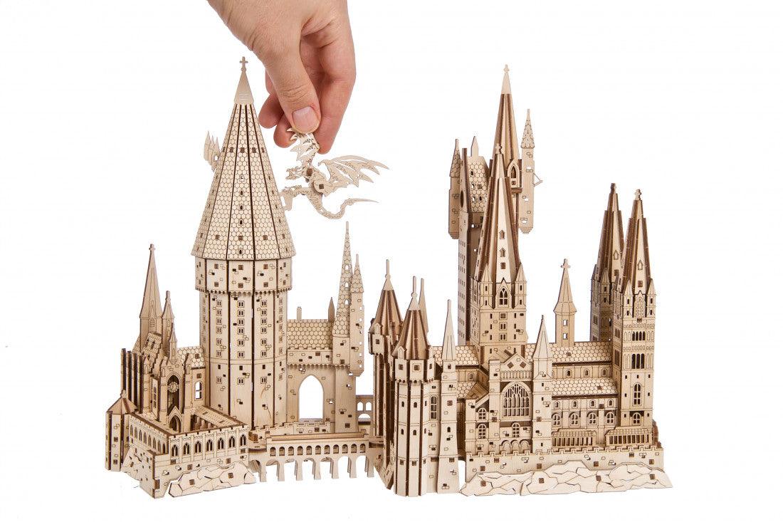 Desktrim™ | Hogwarts Magical Castle 3D Wooden Puzzle Kit