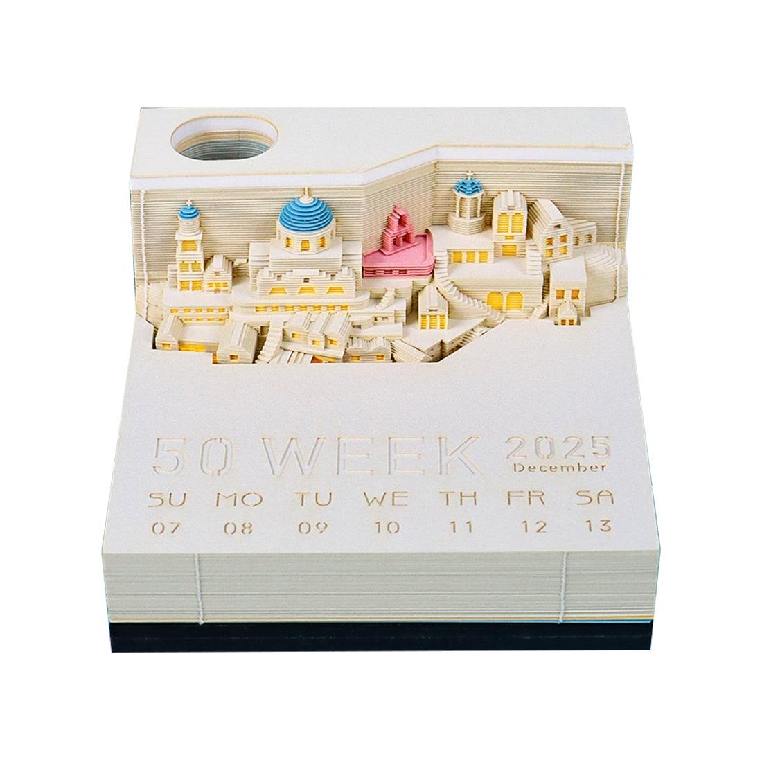 Desktrim™ | 3D Art Memo Pad & Calendar