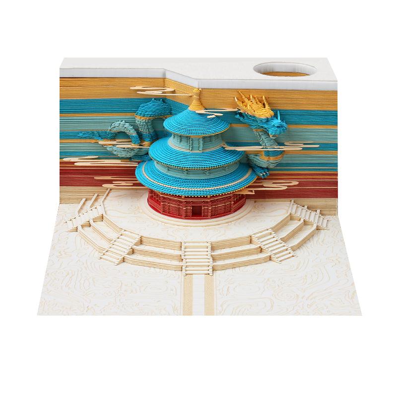 Desktrim™ | 3D Art Memo Pad & Calendar