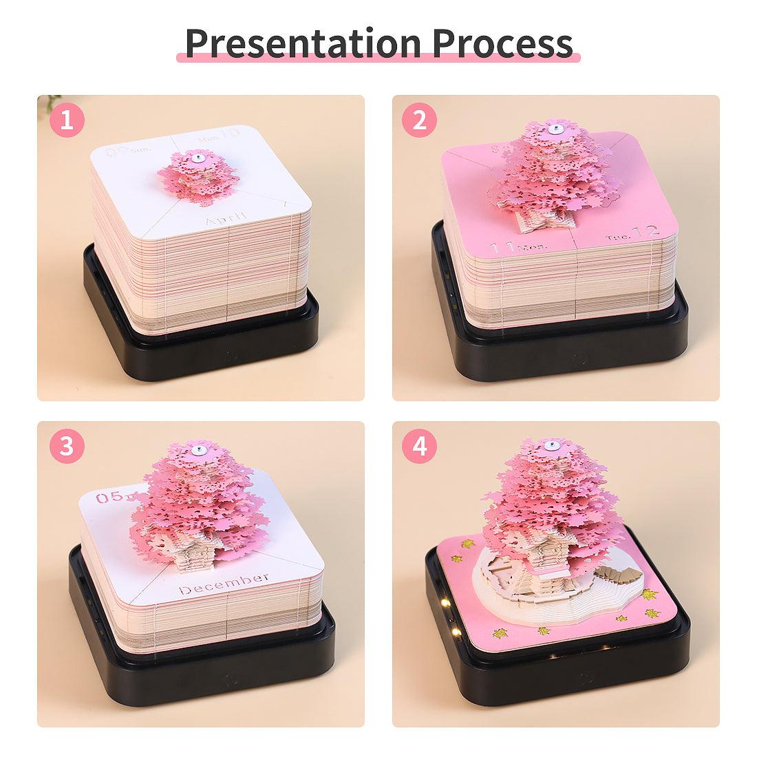 Desktrim™ | 3D Art Memo Pad & Calendar