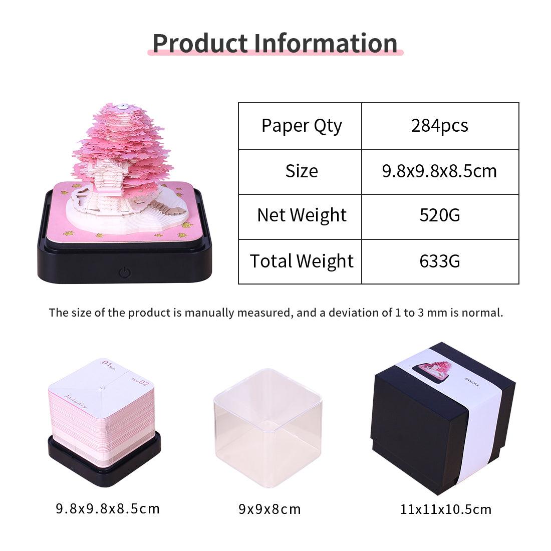 Desktrim™ | 3D Art Memo Pad & Calendar