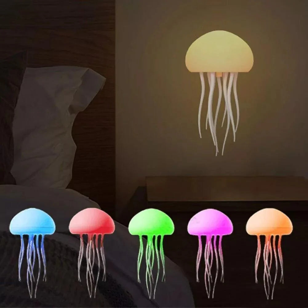 Desktrim™ | 7-Color Changing LED RGB Night Light Jellyfish Lamp with Sound Activation
