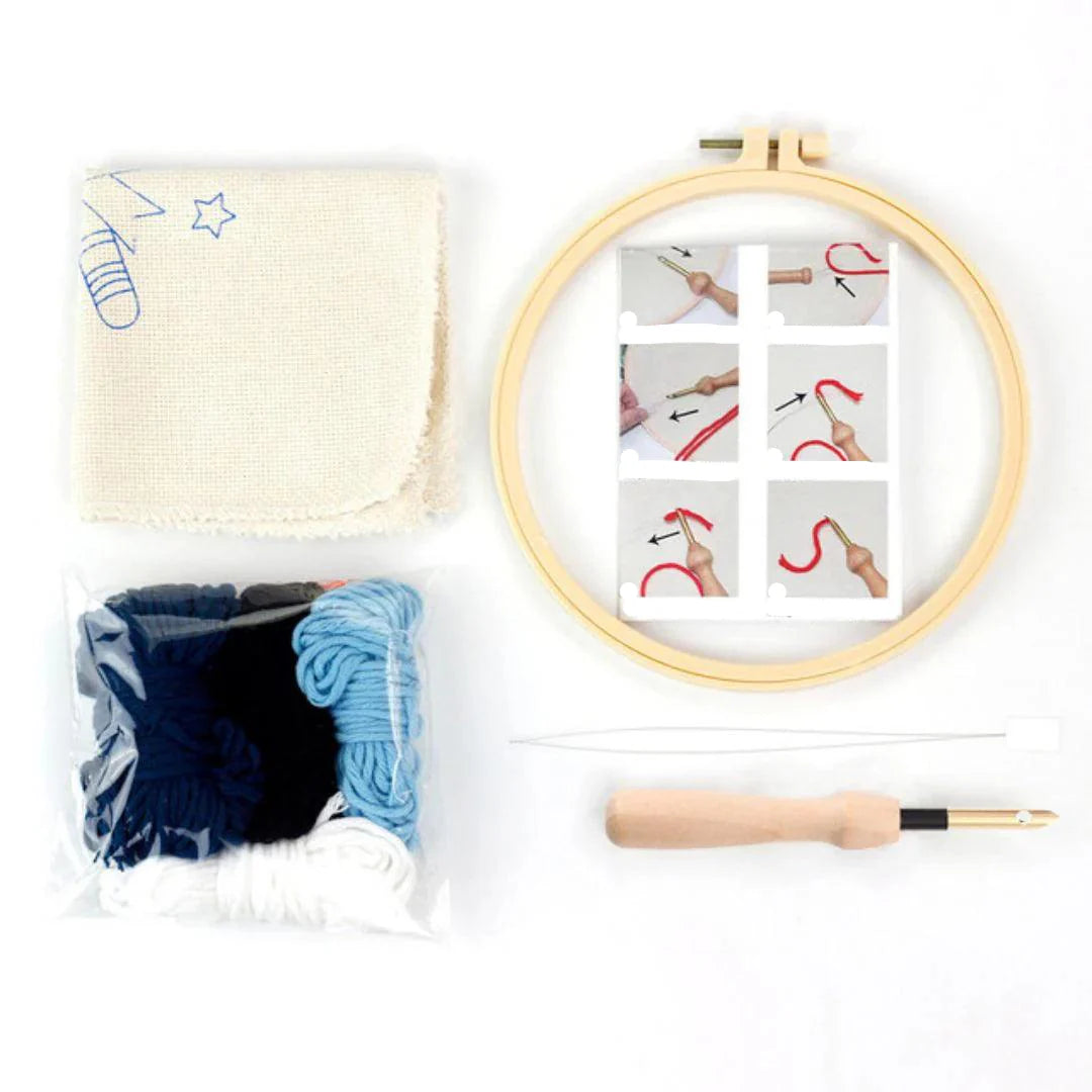 Desktrim™ | Customizable Punch Needle Embroidery Kit