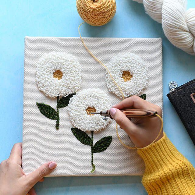 Desktrim™ | Customizable Punch Needle Embroidery Kit