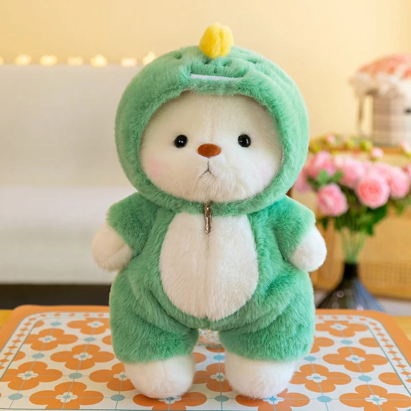Cute Soft Teddy Bear Plush Toy with Removable Hoodie - Adorable Stuffed Animal Gift