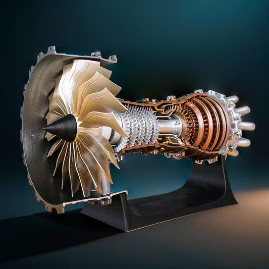 Desktrim™ | DIY 1/20 Scale TR900 Aircraft Turbofan Engine Model Kit 150+PCS