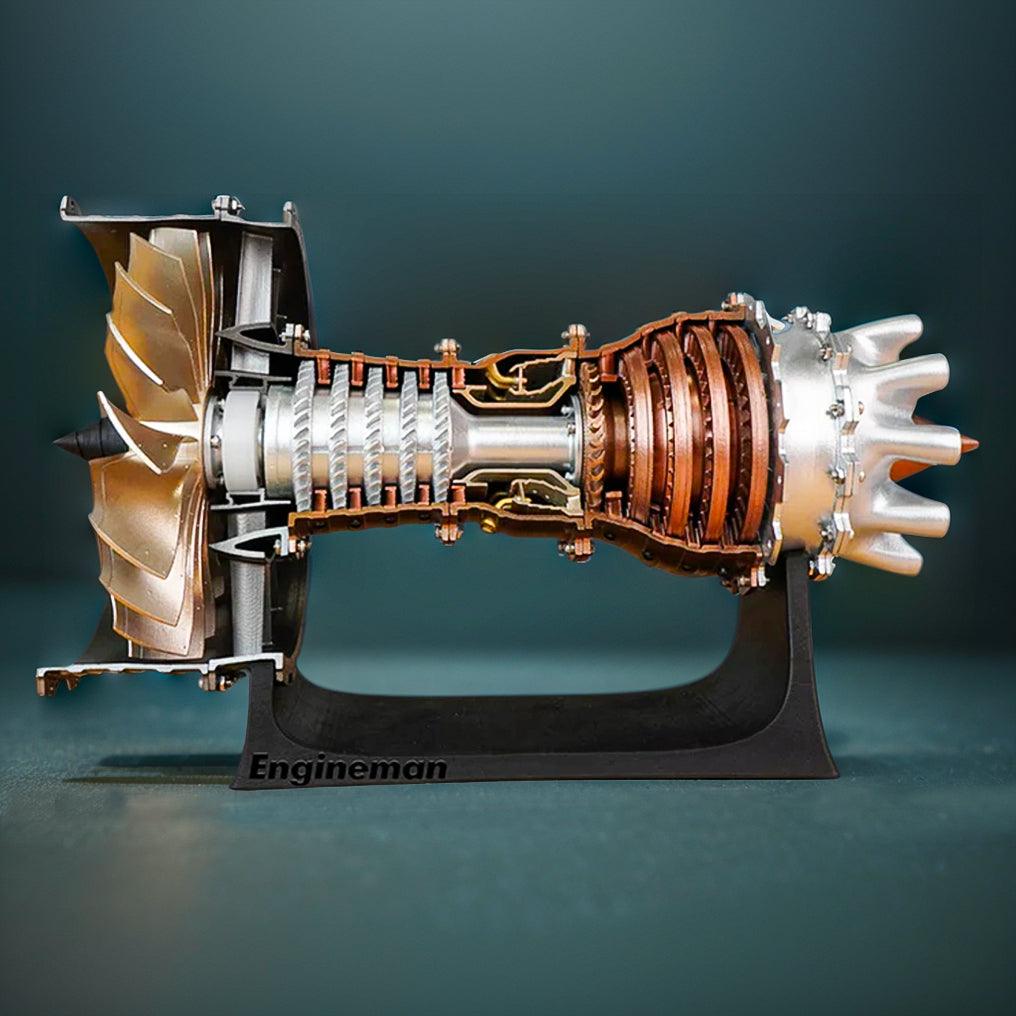 Desktrim™ | DIY 1/20 Scale TR900 Aircraft Turbofan Engine Model Kit 150+PCS