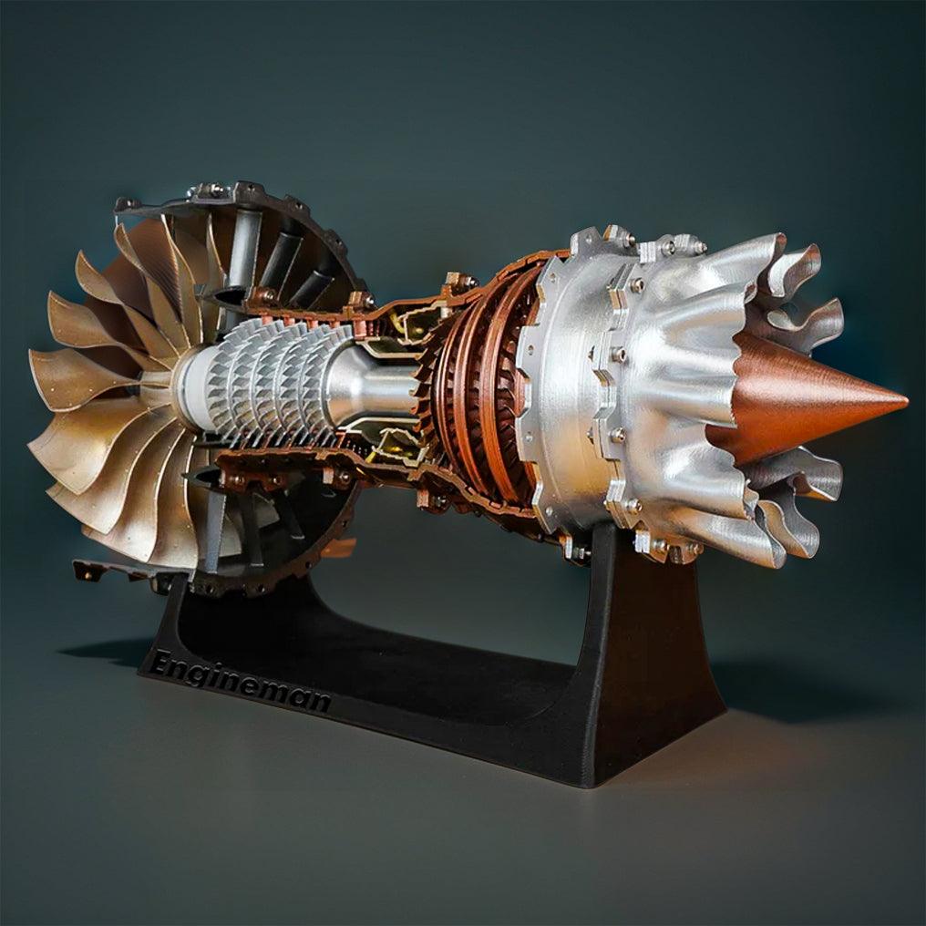 Desktrim™ | DIY 1/20 Scale TR900 Aircraft Turbofan Engine Model Kit 150+PCS