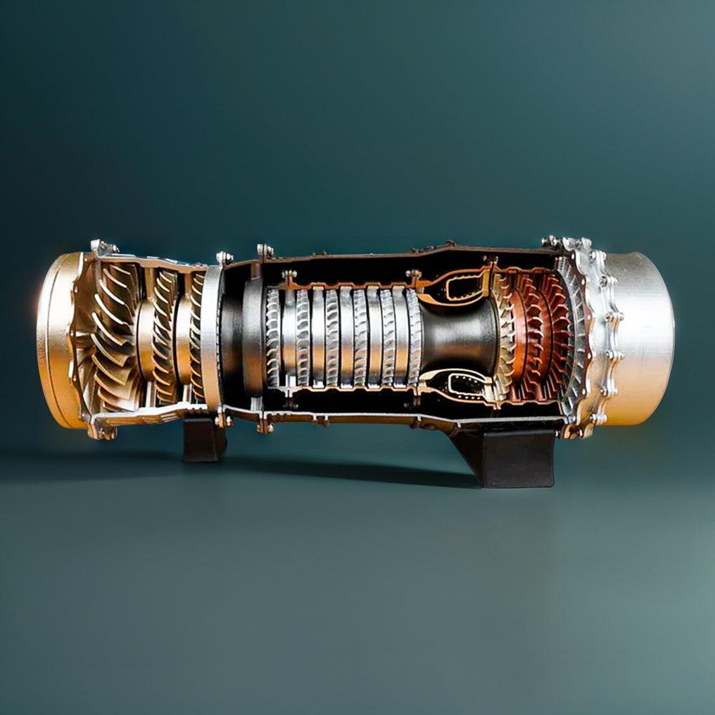 Desktrim™ | DIY 1/20 WS-15 Turbofan Engine Model Kit that Works - 150+Pcs