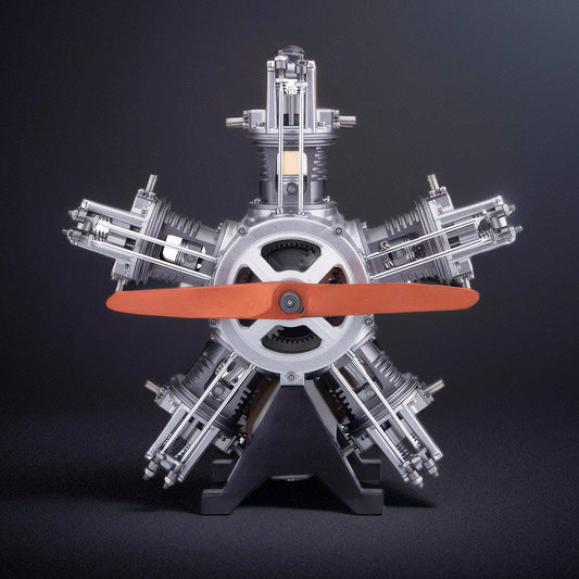 Desktrim™ | DIY 1/6 Full Metal 5 Cylinder Radial Engine Model Kit