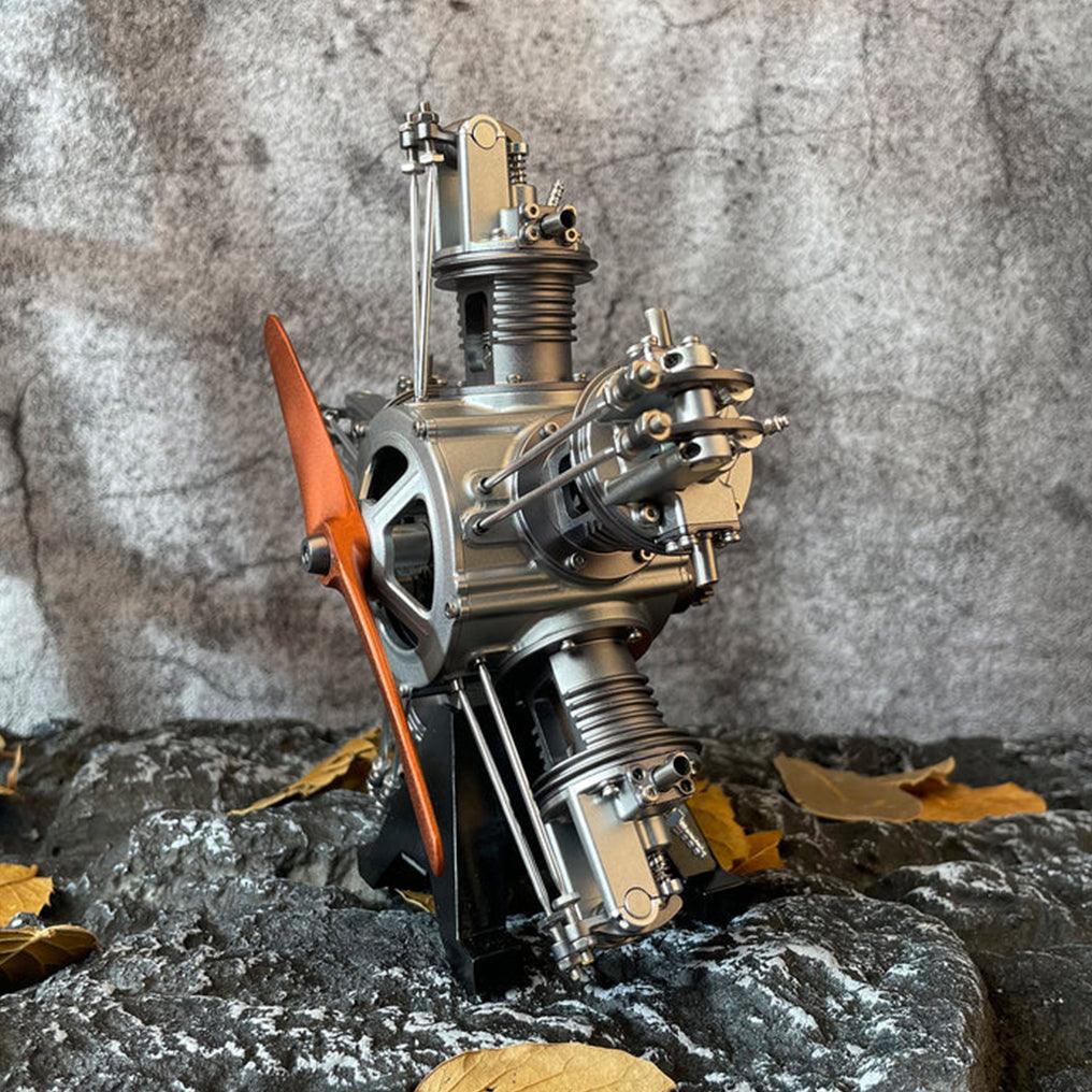 Desktrim™ | DIY 1/6 Full Metal 5 Cylinder Radial Engine Model Kit